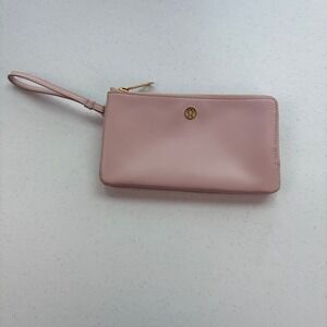 Lululemon Double Zip Wristlet Pouch OS Pink Excellent